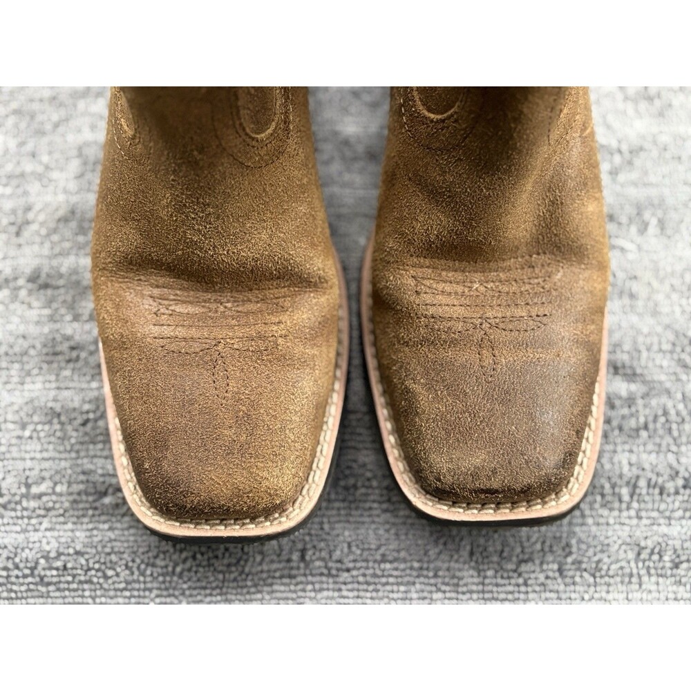 Ariat Hybrid Rancher Western Boots Brown Square Toe 10047034 Youth Size 3 - Picture 3 of 5